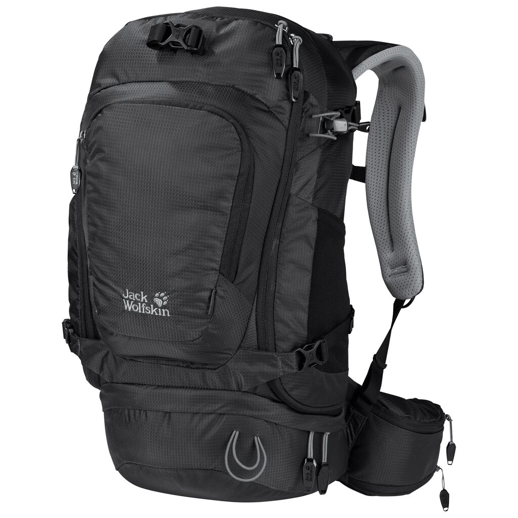 Jack Wolfskin SATELLITE PHOTO Sacs À Dos Homme Noir - QVDTZHJ-61